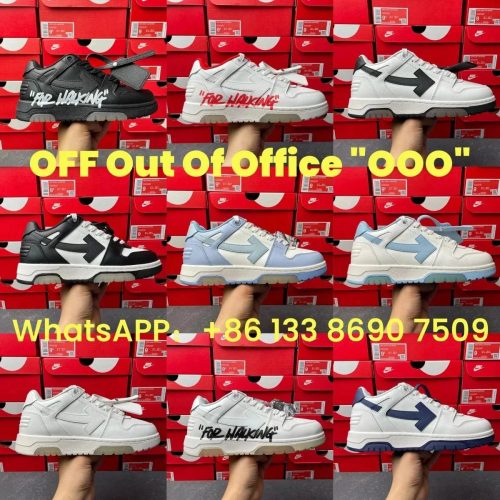 Off-White Out of Office OOO Low Top Sneakers Multicolor