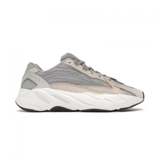 Adidas Yeezy Boost 700 V2 Static Chunky Sneakers Gray and White