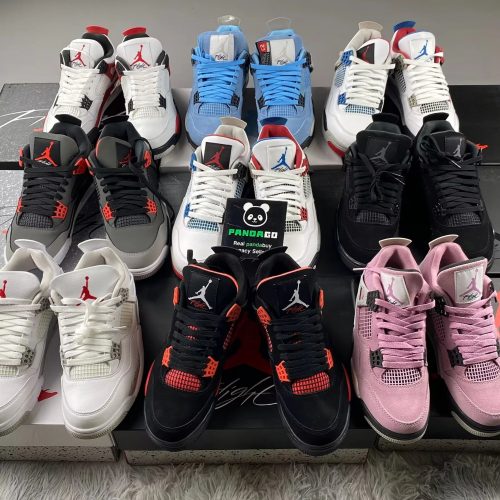 Jordan Air Jordan 4 Retro Chunky Basketball Sneakers Multicolor