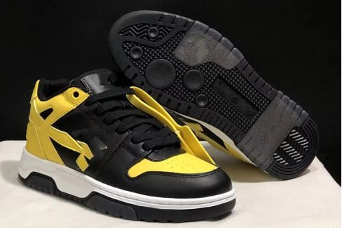 Off-White Out of Office Chunky Sneakers Black and Yellow