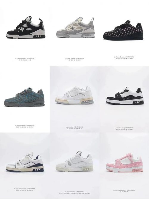 Louis Vuitton LV Trainer Sneaker Luxury Leather Sneakers Multicolor