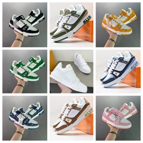 Louis Vuitton LV Trainer Sneaker Chunky Low Top Sneakers Multicolor