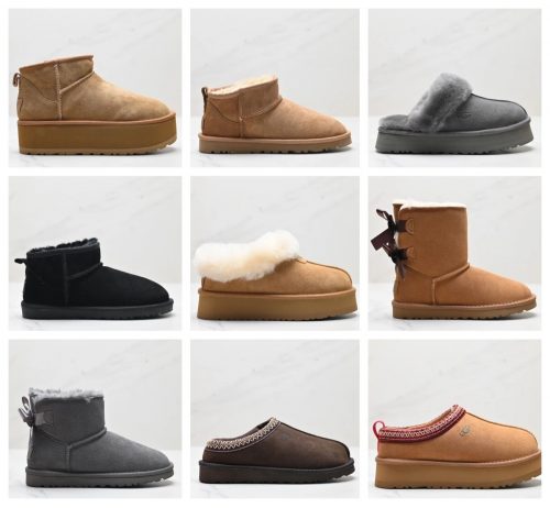 UGG Classic Platform Cozy Suede Boots and Slippers Multicolor