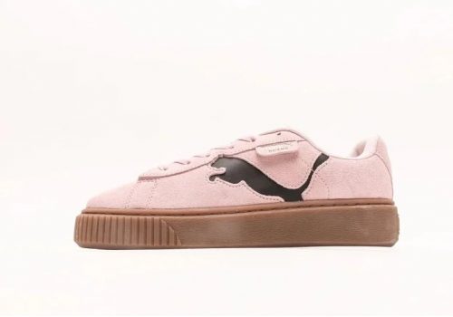 Puma Platform Trace chunky suede Sneakers Pink