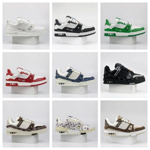 Louis Vuitton LV Trainer Sneaker Chunky Low Top Sneakers Multicolor