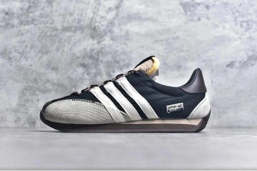 Adidas SFTM-003 Country Low Top Sneakers Black and Beige