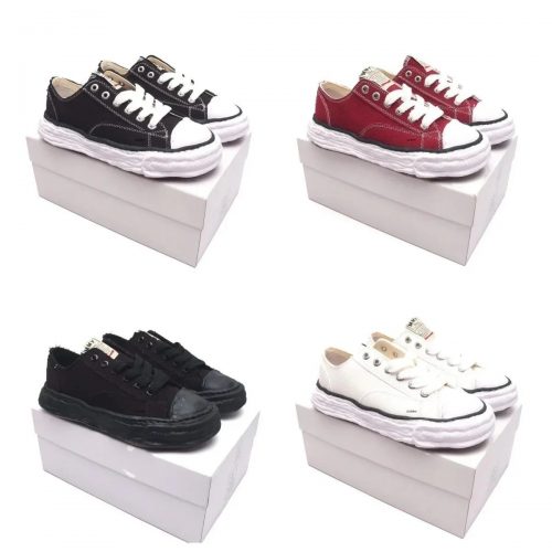 Maison Mihara Yasuhiro MMY Original Sole Canvas Low-Top Sneakers Multicolor