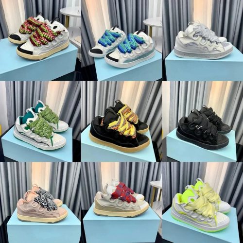 Lanvin Curb Chunky Sneakers Multicolor