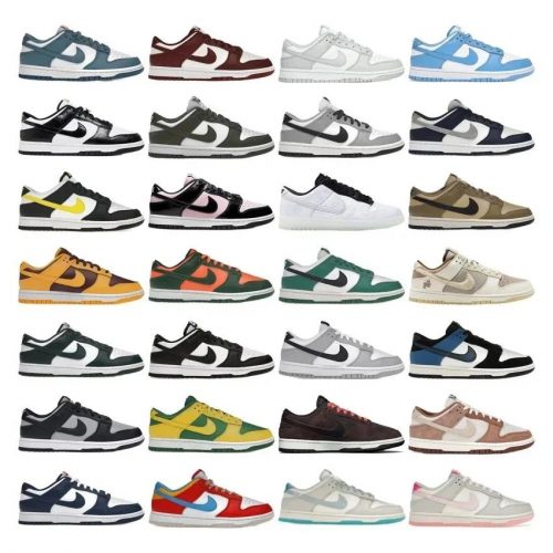Nike Dunk Low Iconic Sneakers Multicolor
