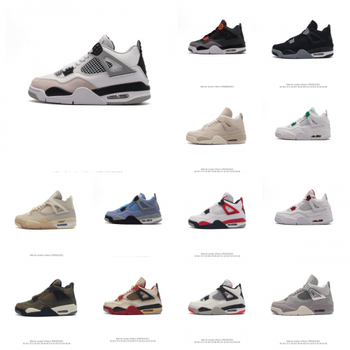Nike Air Jordan 4 Retro Chunky Sneakers Multicolor