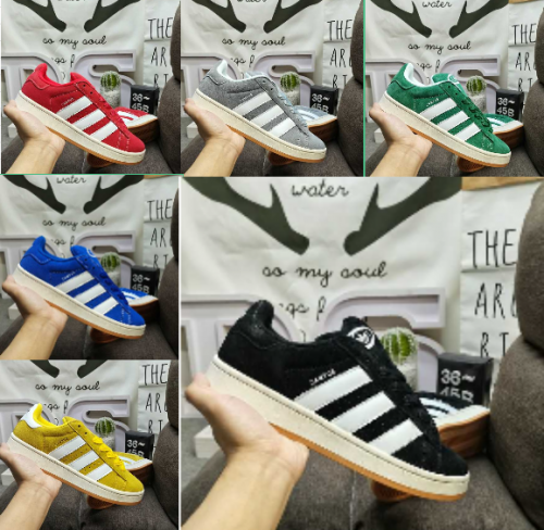 Adidas Campus 00s chunky suede sneakers Multicolor