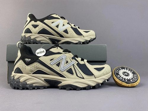 New Balance 610 Chunky Trail Sneakers Beige and Black