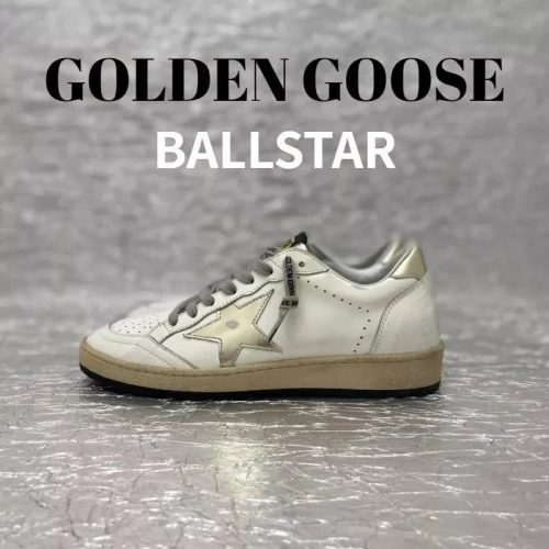 Golden Goose Ballstar vintage Sneakers White and Gold