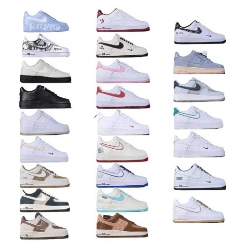 Nike Air Force 1 Iconic Low Top Sneakers Multicolor