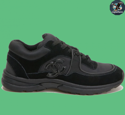 Chanel Runner Sneakers Chunky Suede and Fabric Sneakers Black
