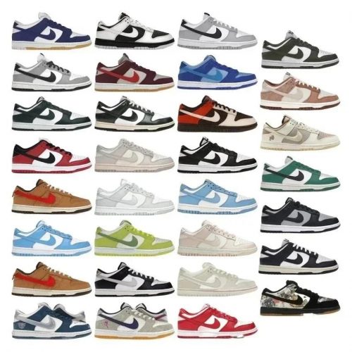 Nike Dunk Low Casual Sneakers Multicolor