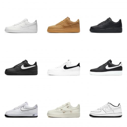 Nike Air Force 1 Low Top Sneakers Collection Multicolor