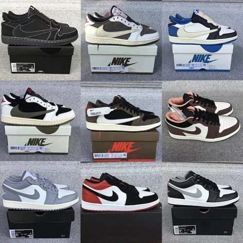 Nike Air Jordan 1 Low Retro Sneakers Multicolor
