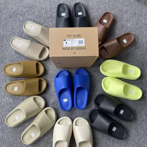 Adidas Yeezy Slide Chunky Rubber Slides Multicolor