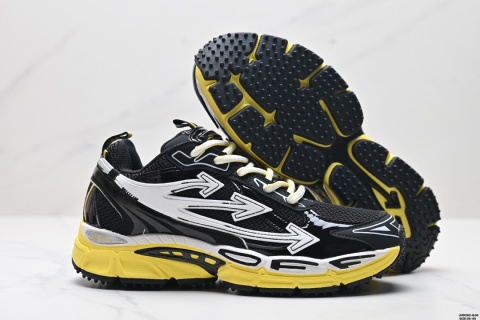 Off-White Out of Office chunky Sneakers Black and Yellow