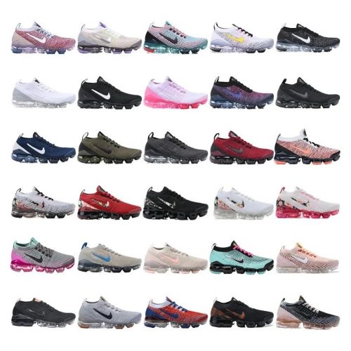 Nike Air VaporMax Flyknit 3 Chunky Running Sneakers Multicolor