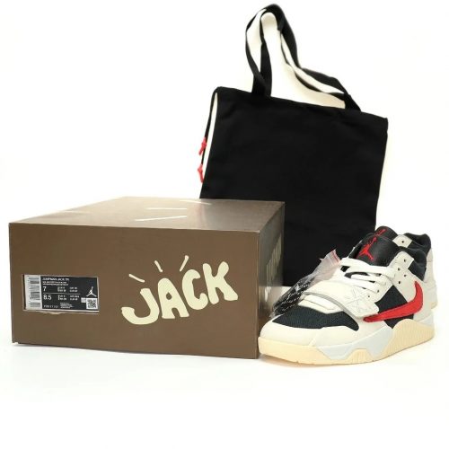 Jordan Jumpman Jack TR chunky sneakers Sail and University Red