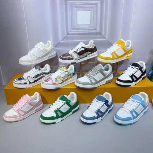 Louis Vuitton LV Trainer Sneaker Chunky Low Top Sneakers Multicolor