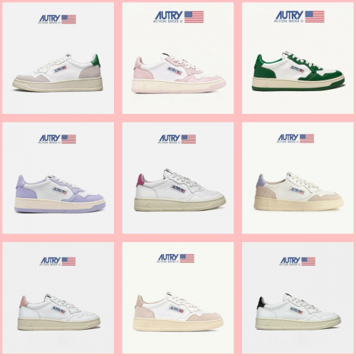 Autry Medalist Low Top Leather Sneakers Multicolor