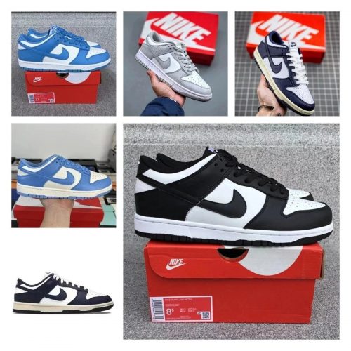 Nike Dunk Low Retro Classic Sneakers Black and White