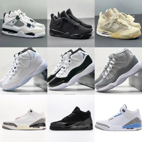 Jordan Retro Collection Basketball Sneakers Multicolor