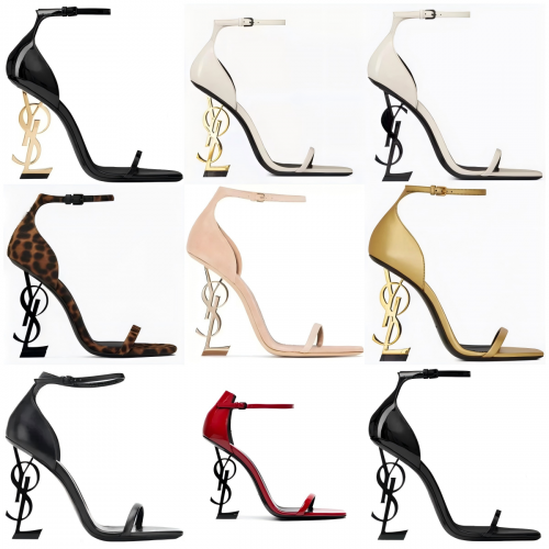 Yves Saint Laurent YSL Opyum Iconic High Heels Sandals Multicolor