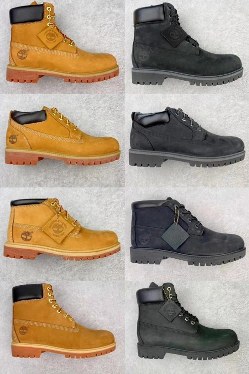 Timberland 6-Inch Premium Waterproof Boots Classic Suede Leather Boots Yellow and Black