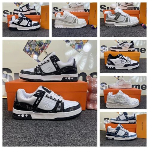 Louis Vuitton LV Trainer Sneaker Chunky Low Top Sneakers Multicolor