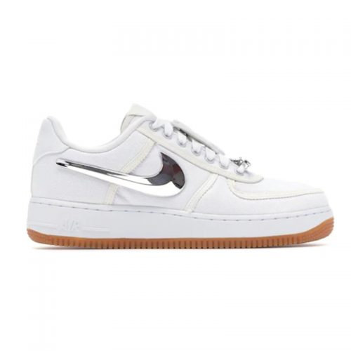 Nike Air Force 1 Low Travis Scott Sail Chunky Sneakers White