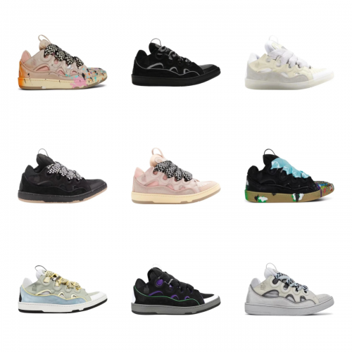 Lanvin Curb Chunky Sneakers Multicolor