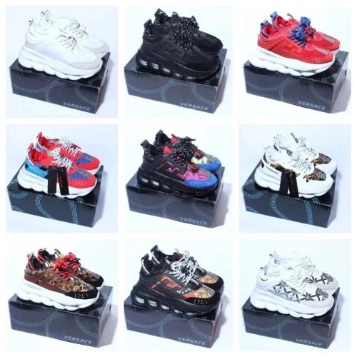 Versace Chain Reaction Chunky Sneakers Multicolor