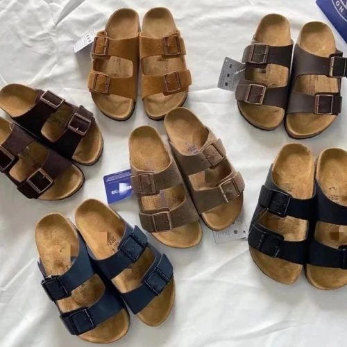 Birkenstock Arizona comfy cork sandals Multicolor