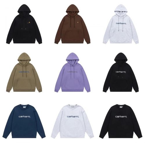 Carhartt Graphic Print Oversized Hoodie and Sweatshirt Collection Multicolor
