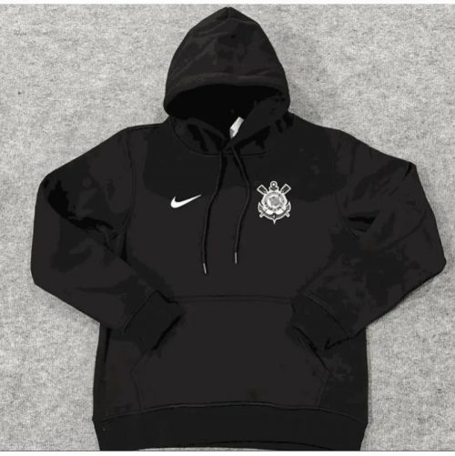 Nike Corinthians Football Club Soccer Hoodie Black