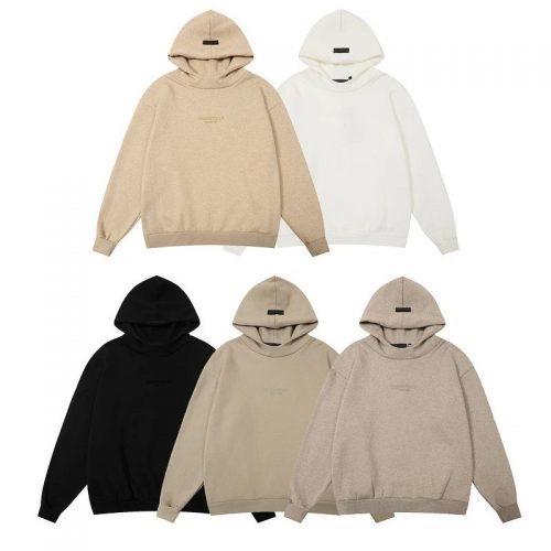 Fear of God Essentials Essentials Pullover Hoodie Oversized Streetwear Sweatshirt Multicolor