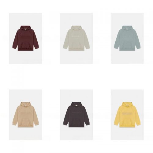 Fear of God Essentials Essentials Pullover Hoodie Oversized Streetwear Sweatshirt Multicolor