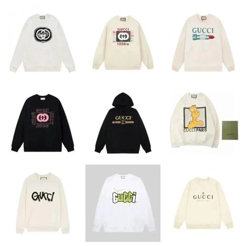 Gucci Graphic Print Cotton Sweatshirt Multicolor