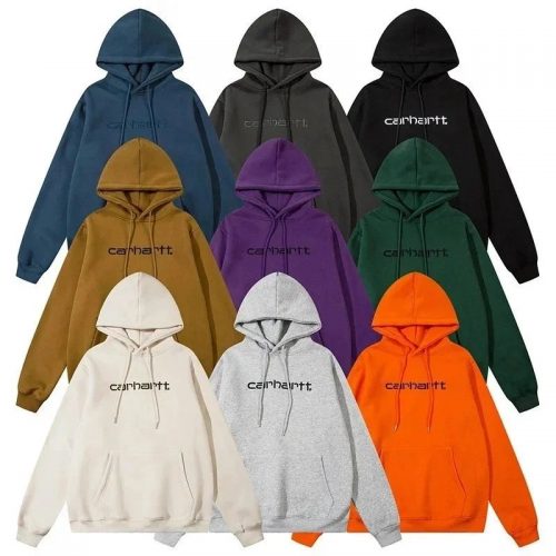 Carhartt Script Embroidery Casual Hoodie Multicolor