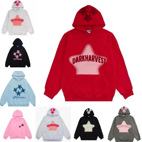 Aelfric Eden Star Graphic Oversized Hoodie Multicolor