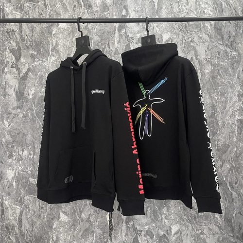 Chrome Hearts Marina Abramovic Graphic Streetwear Hoodie Black