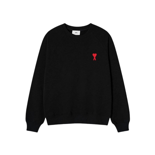 Ami Paris Ami Ami de Coeur Cotton Sweatshirt Black