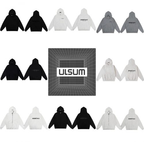 Fear of God FOG Essentials Oversized Hoodie Streetwear Sweatshirt Multicolor