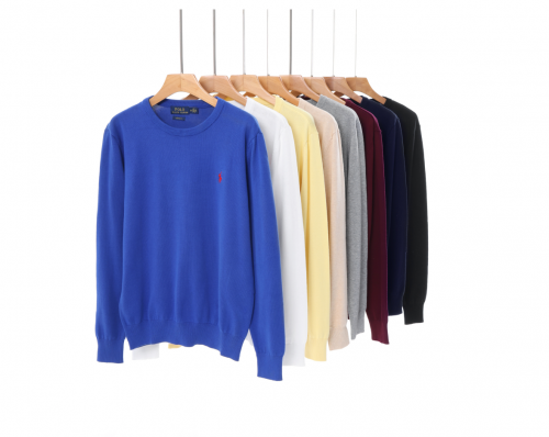 Polo Ralph Lauren PRL Crewneck Classic Cotton Sweater Multicolor