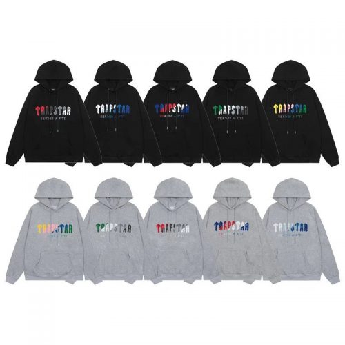 Trapstar It's A Secret Graphic Streetwear Hoodie Multicolor