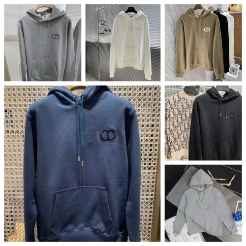 Dior CD Icon Cotton Hoodie Multicolor